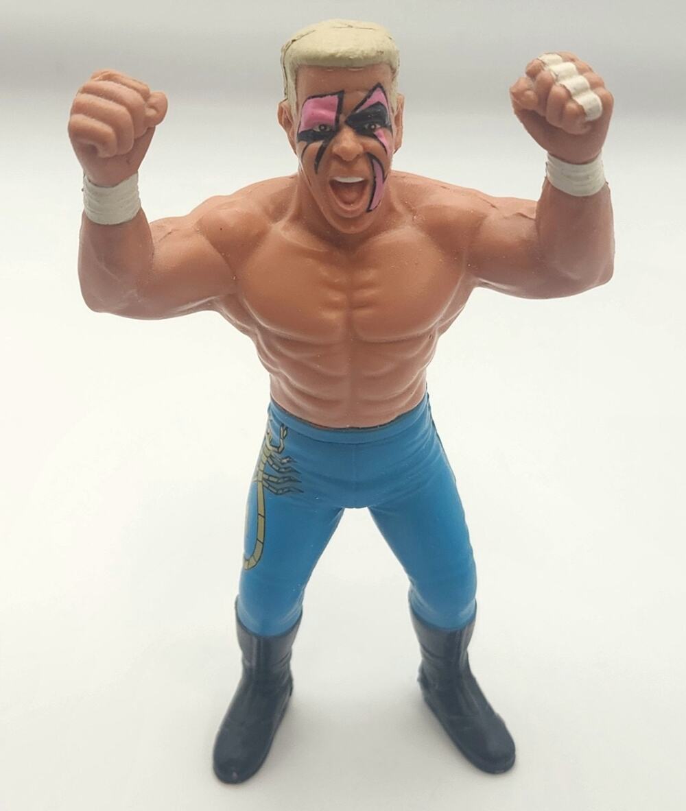 Vintage 1990 Galoob WWF WCW Sting Action Figure 5" Original Wrestling
